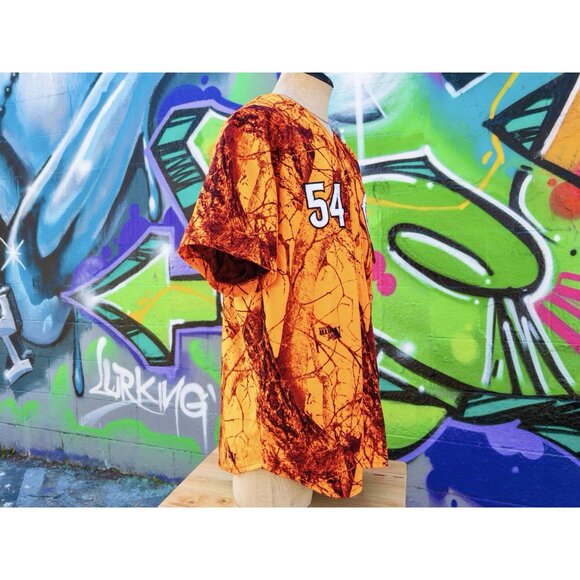 CINCINNATI REDS MLB Vintage Baseball Jersey Size Large- Camo (Aroldis Chapman) - Picture 8 of 9